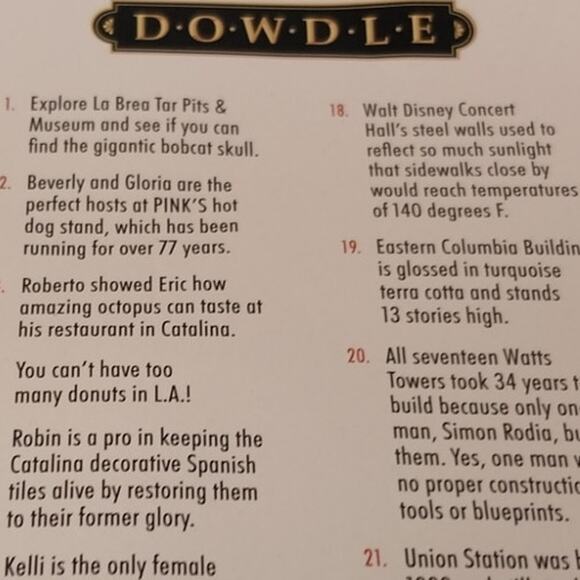 Dowdle Los Angeles Hollywood 2000 Piece Jigsaw Puzzle by Eric Dowdle - Picture 5 of 6